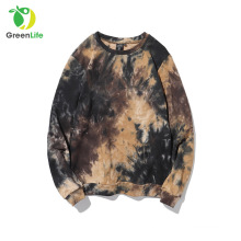 OEM custom logo men's crew neck blank pullover sweatshirt manufacturer tie dye sweatshirts